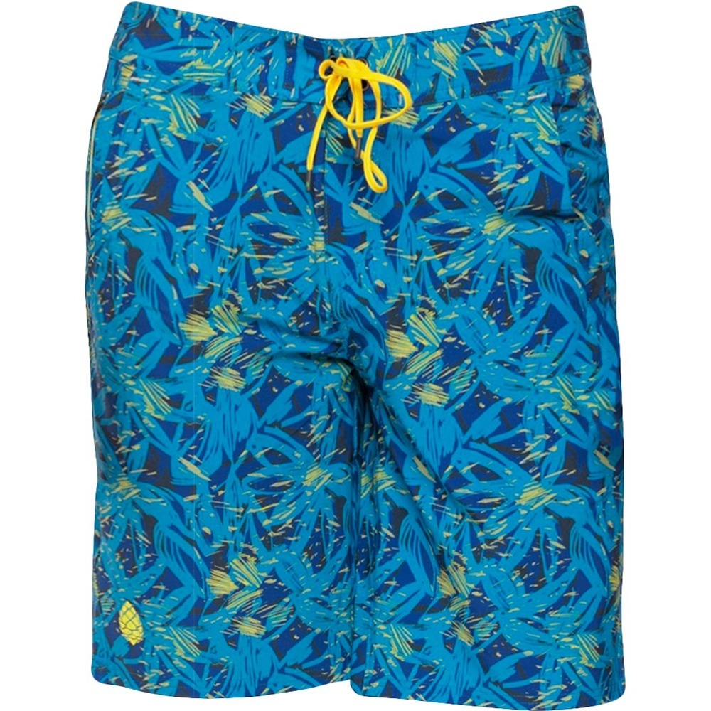 Stio Speedy Stream Painted Florals Board Shorts - NWT Mens 36 Blue - #48150-N4